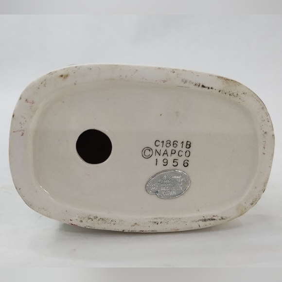 Vintage Napco 1956 Signed With Original Label Boy And Girl Praying - Picture 6 of 9